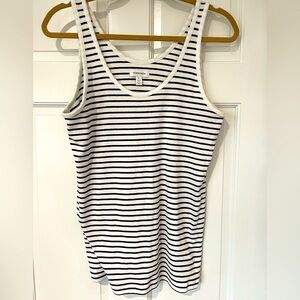 Nordstrom striped tank, like new, XL
